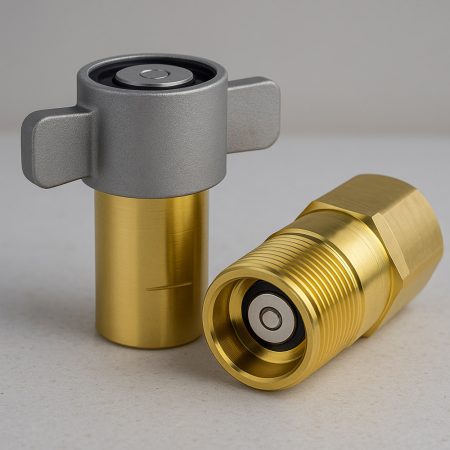Thread Connect, Wing Nut Quick Disconnect Coupling